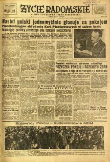 Życie Radomskie, 1951, nr 137