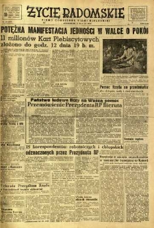Życie Radomskie, 1951, nr 139