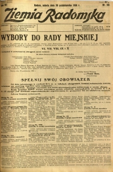 Ziemia Radomska, 1934, R. 7, nr 241