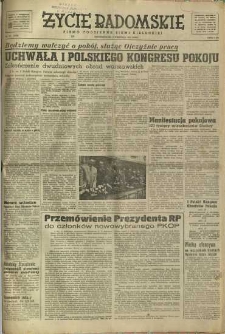 Życie Radomskie, 1950, nr 243