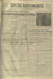 Życie Radomskie, 1950, nr 245