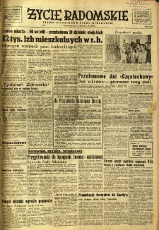 Życie Radomskie, 1951, nr 160