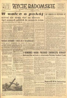 Życie Radomskie, 1951, nr 183