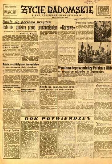 Życie Radomskie, 1951, nr 186