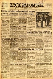 Życie Radomskie, 1951, nr 188