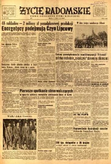 Życie Radomskie, 1951, nr 189