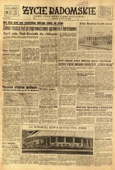 Życie Radomskie, 1951, nr 190