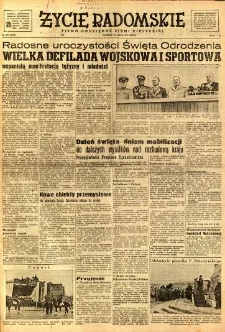 Życie Radomskie, 1951, nr 200