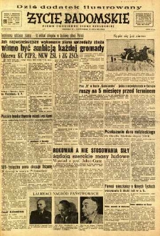 Życie Radomskie, 1951, nr 205