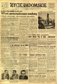 Życie Radomskie, 1951, nr 206