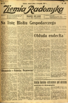 Ziemia Radomska, 1934, R. 7, nr 252