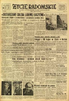 Życie Radomskie, 1951, nr 207