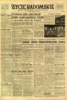 Życie Radomskie, 1951, nr 210