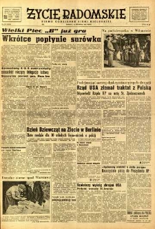 Życie Radomskie, 1951, nr 216