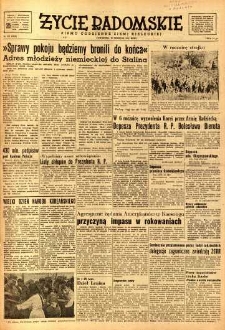 Życie Radomskie, 1951, nr 220