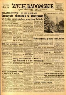 Życie Radomskie, 1951, nr 222