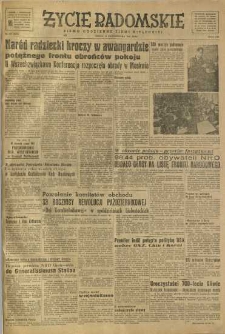 Życie Radomskie, 1950, nr 287