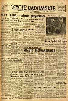 Życie Radomskie, 1951, nr 249