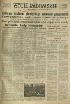 Życie Radomskie, 1950, nr 299