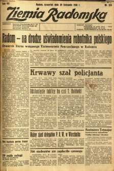 Ziemia Radomska, 1934, R. 7, nr 274