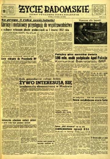 Życie Radomskie, 1952, nr 7