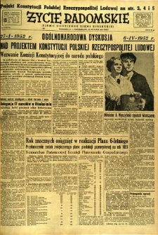 Życie Radomskie, 1952, nr 24