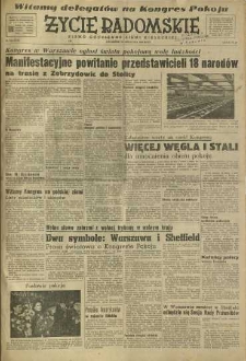 Życie Radomskie, 1950, nr 316