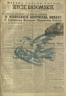 Życie Radomskie, 1950, nr 317