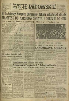Życie Radomskie, 1950, nr 324