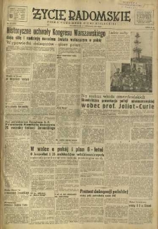 Życie Radomskie, 1950, nr 327