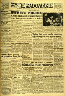 Życie Radomskie, 1952, nr 35