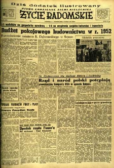 Życie Radomskie, 1952, nr 54