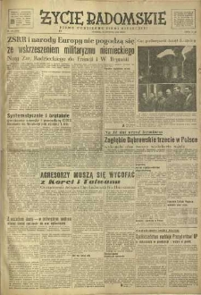 Życie Radomskie, 1950, nr 349