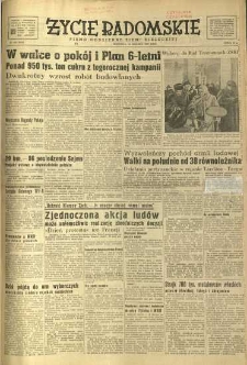 Życie Radomskie, 1950, nr 354