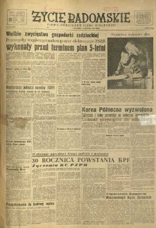 Życie Radomskie, 1950, nr 356