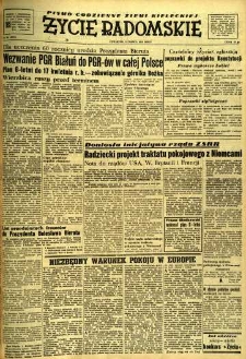 Życie Radomskie, 1952, nr 63
