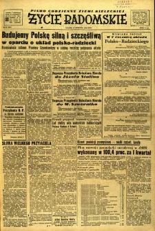 Życie Radomskie, 1952, nr 96