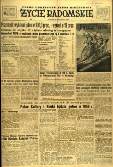 Życie Radomskie, 1952, nr 98