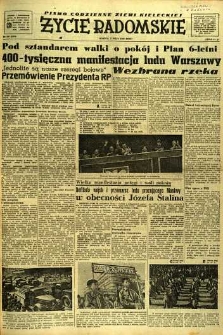 Życie Radomskie, 1952, nr 106