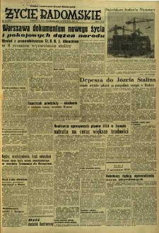 Życie Radomskie, 1953, nr 16