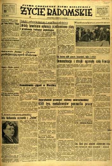 Życie Radomskie, 1952, nr 134