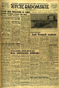 Życie Radomskie, 1952, nr 135