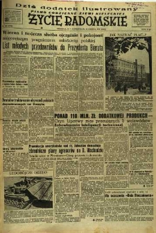 Życie Radomskie, 1952, nr 155