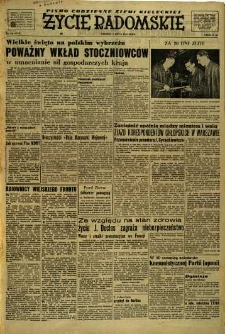 Życie Radomskie, 1952, nr 156