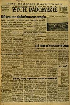 Życie Radomskie, 1952, nr 161