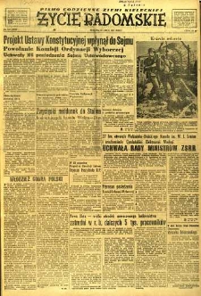 Życie Radomskie, 1952, nr 166