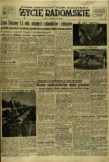 Życie Radomskie, 1952, nr 183