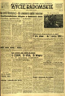 Życie Radomskie, 1952, nr 187
