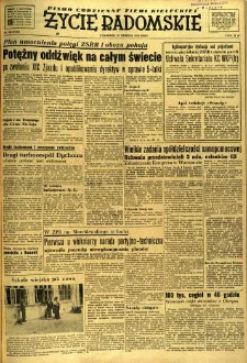 Życie Radomskie, 1952, nr 206