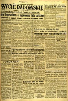 Życie Radomskie, 1952, nr 211